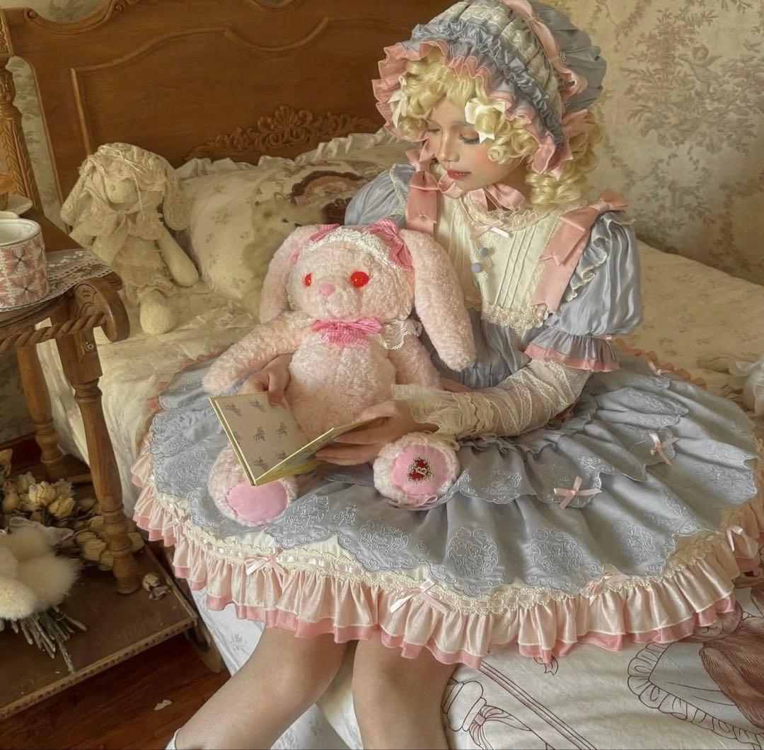 Retro Pictorical ワンピース 魔法少女風 ボンネットセット