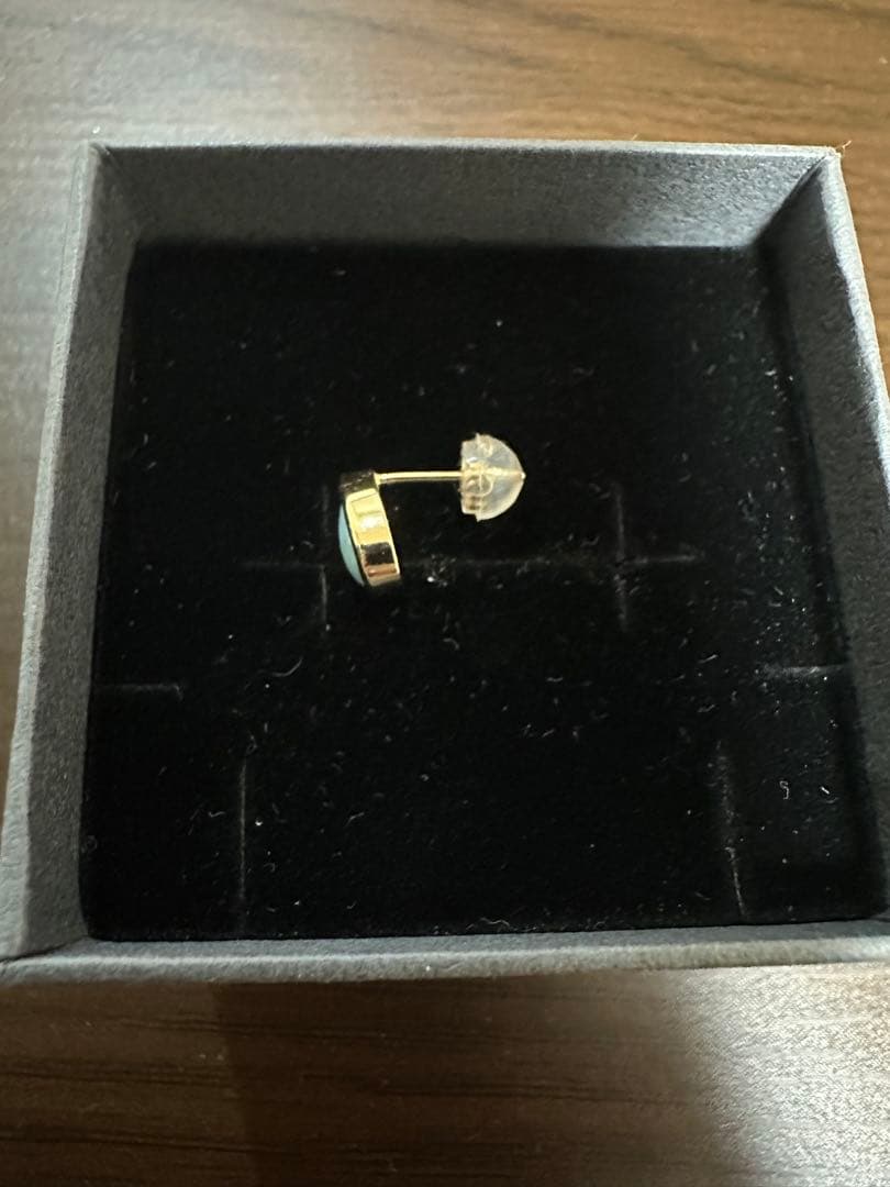 【極美品】ジュエッテJouete[ピンズ] K10YG ピアス ラリマー