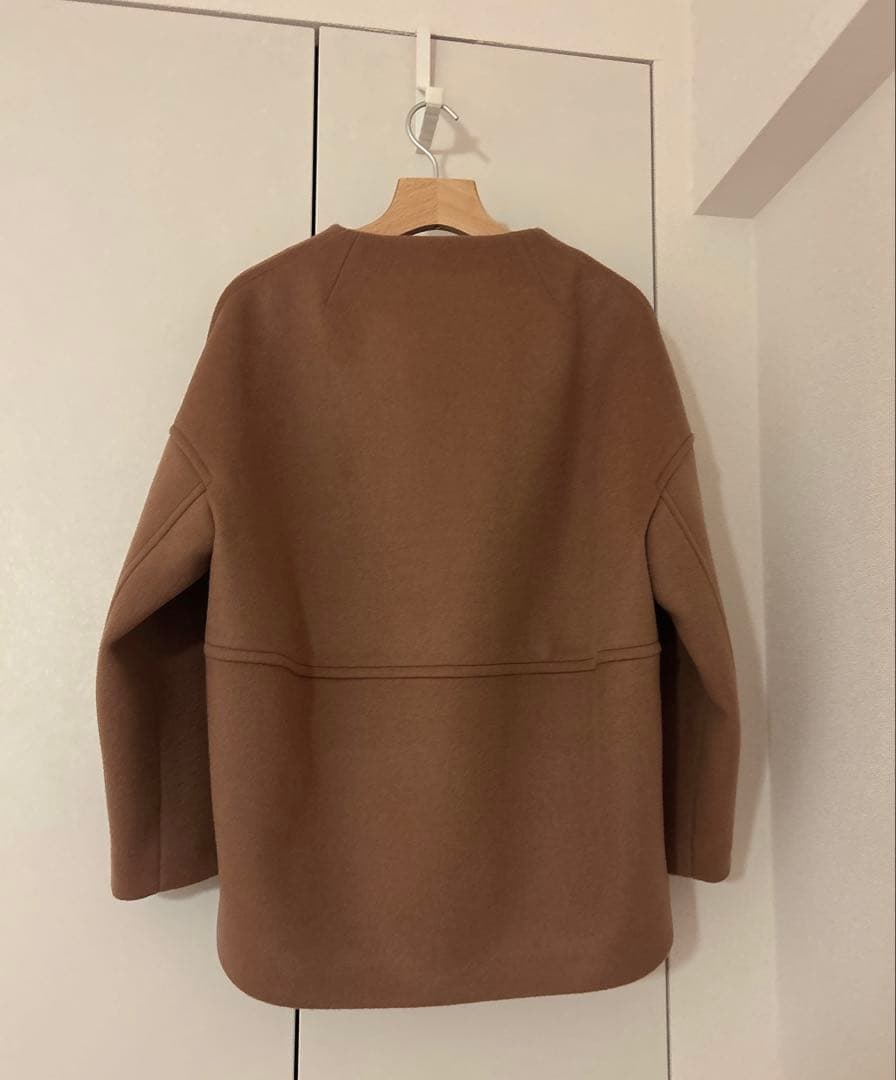 2025AW！トゥモローランド ウールカシミヤビーバー ショートコクーンコート