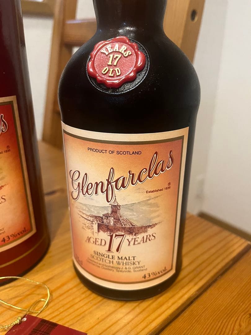 Glenfarclas グレンファークラス17年スコッチウイスキー旧ラベル　希少