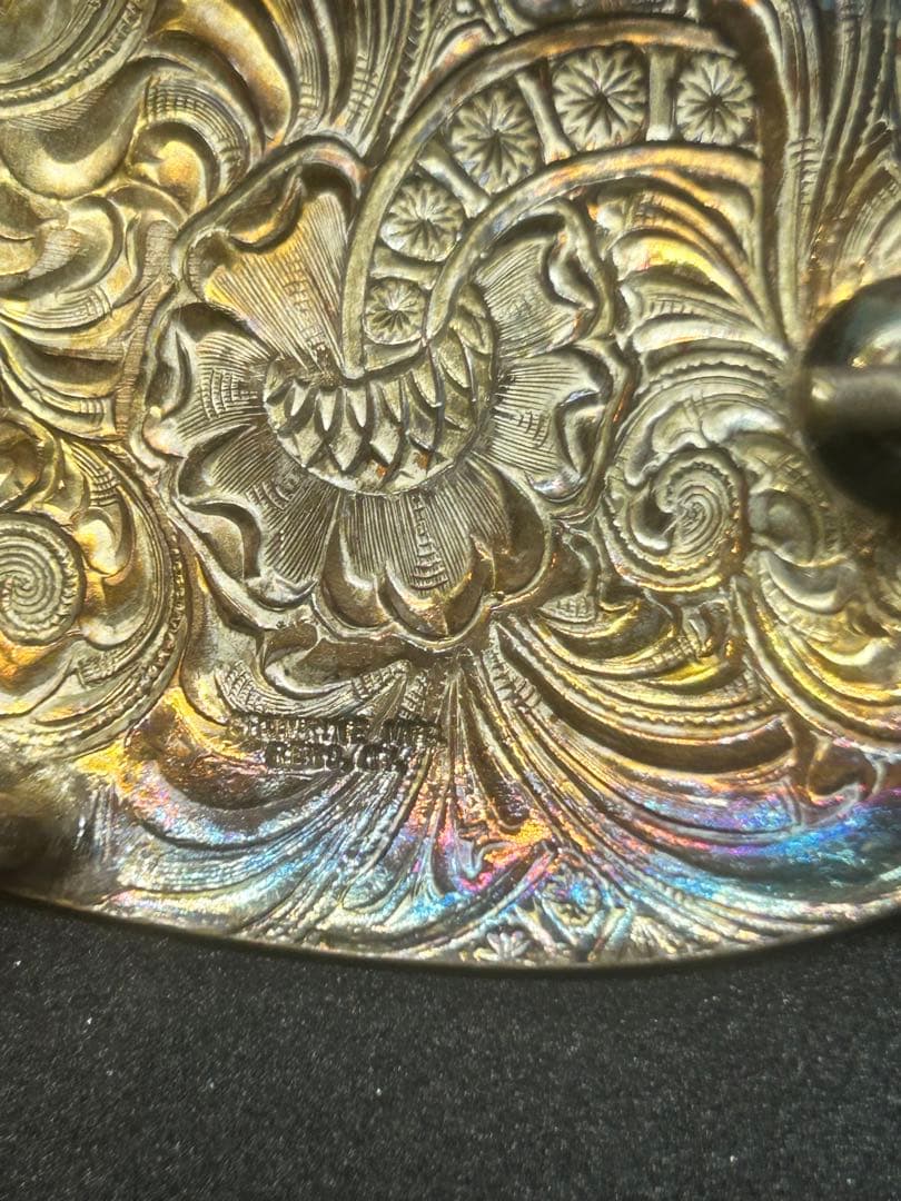 シルバー　クロムライン　バックル　イーグル