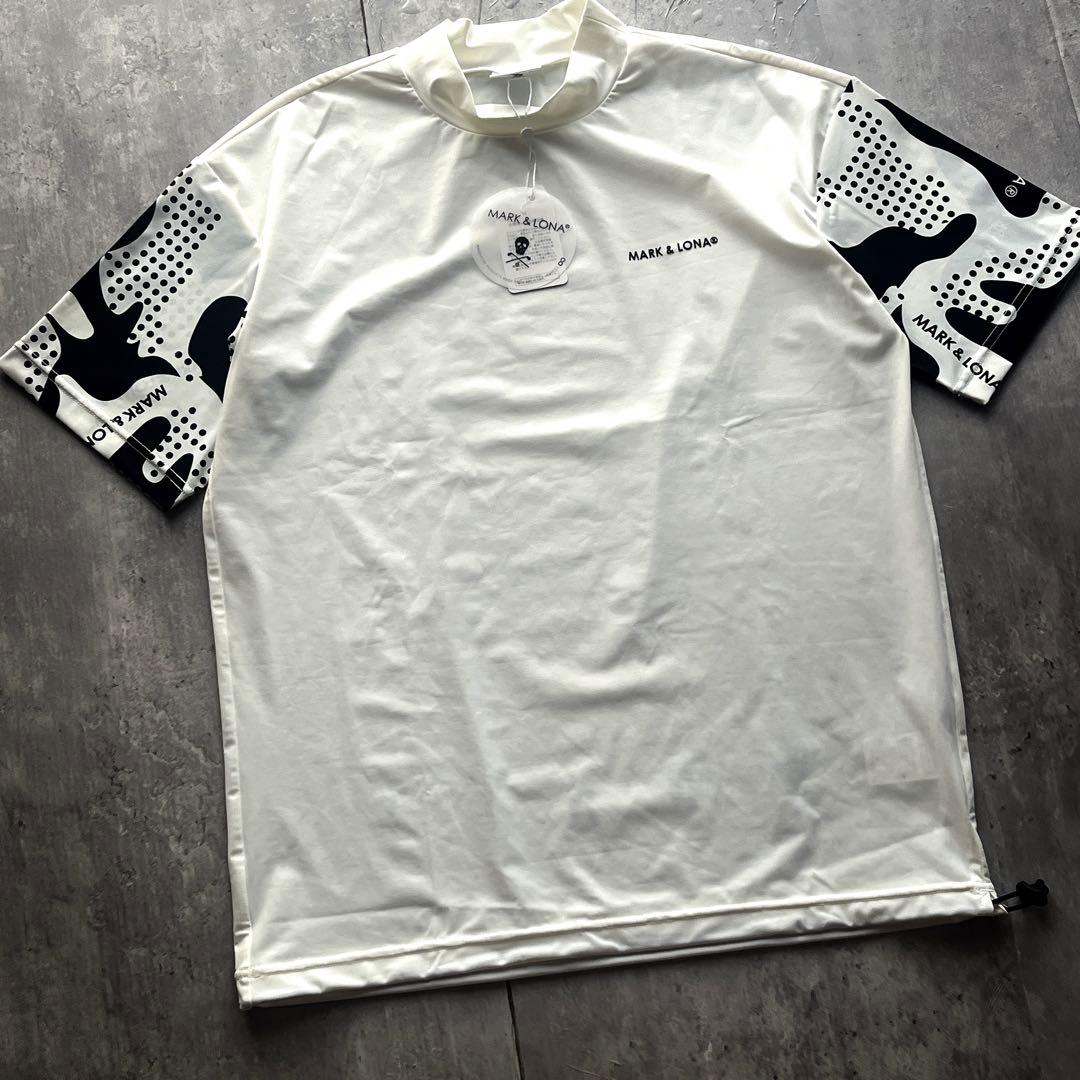 新品　2023ss 高年式　MARK&LONA モックネック　Tee ゴルフ