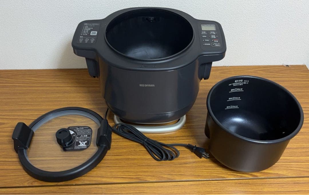 アイリスオーヤマ 自動調理鍋 自動かくはん式調理機 CHEF DRUM