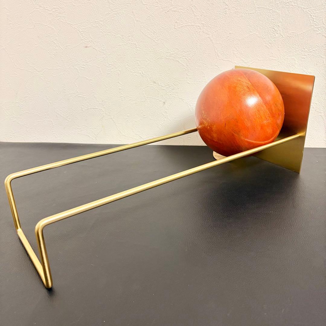 HERE by DETAIL スロープブックエンド ゴールド 本立て 本棚