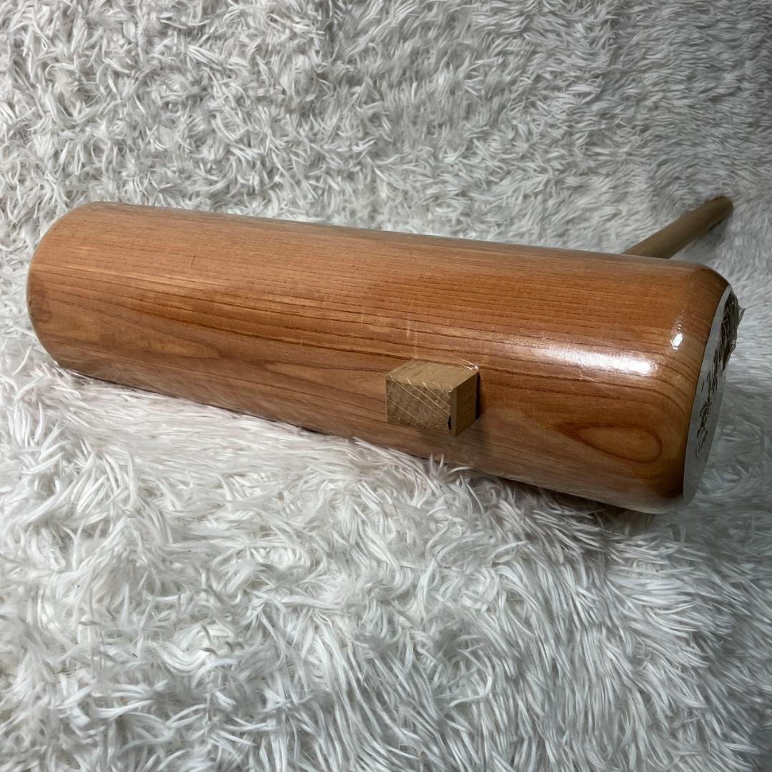 未使用品 杵 餅つき用 木製 四寸 大人用 もちつき もち米 蒸籠 正月 行事