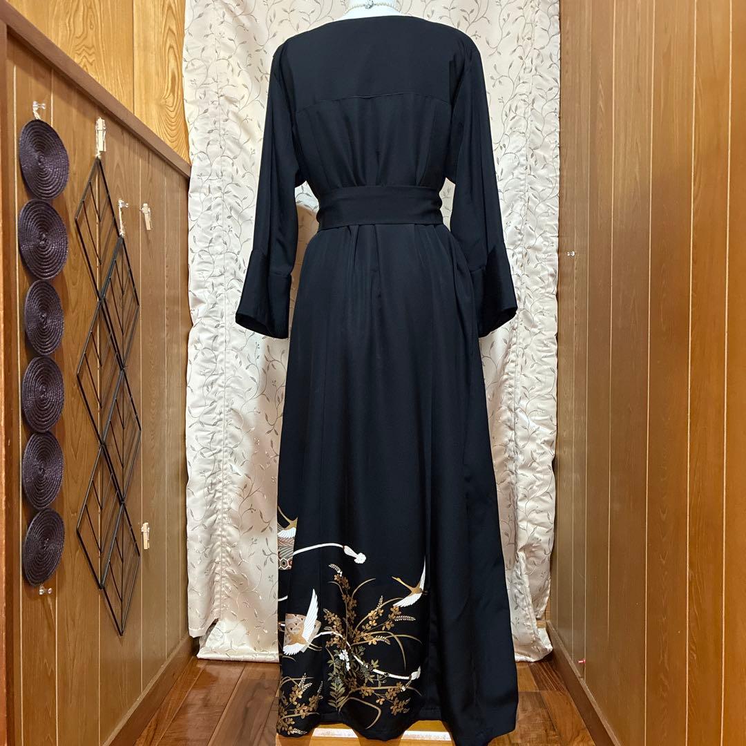 NO 116着物リメイクワンピース　留袖リメイクワンピース