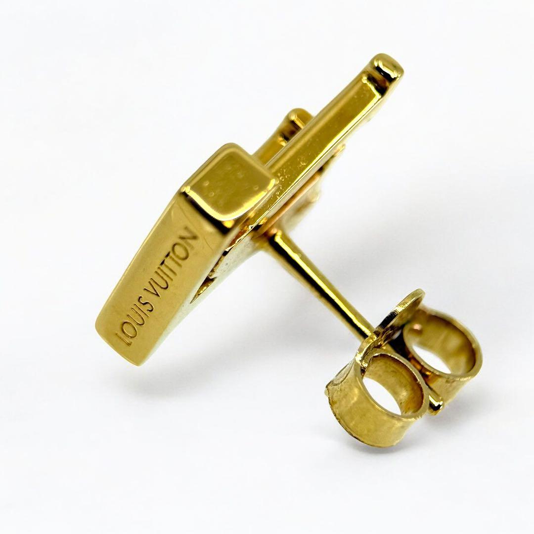 【美品】ヴィトン M00610 ピアス　LV アイコニック 片耳