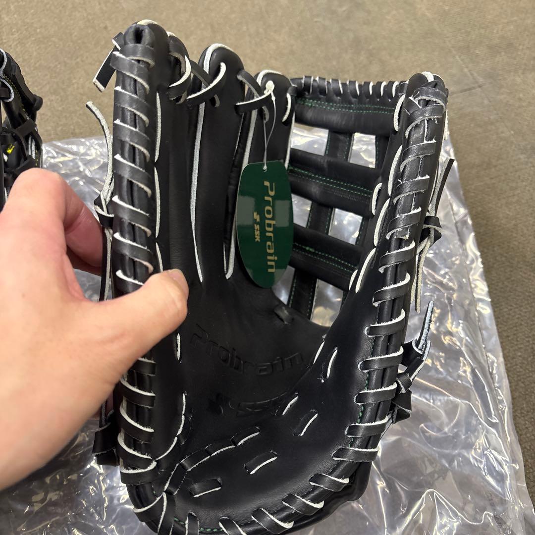 エスエスケイプロブレイン硬式外野手グラブセット