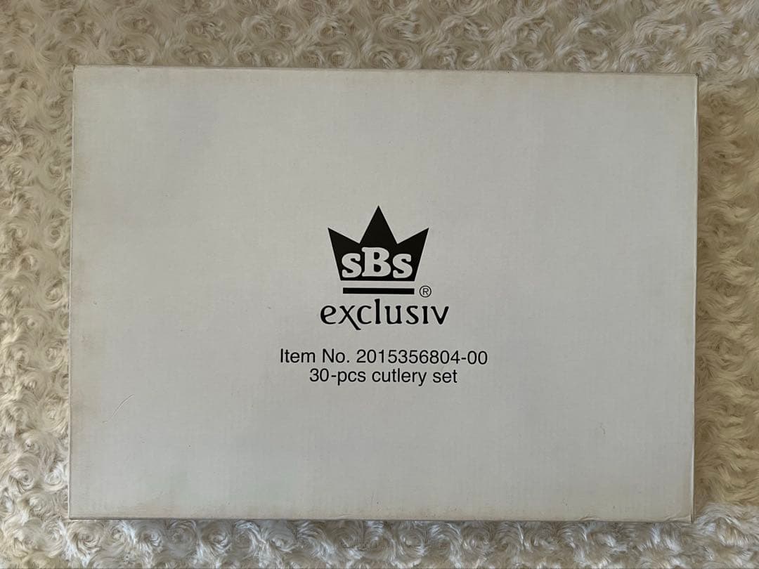 SBS社製　ゾーリンゲン　金彩　カトラリーセット　ディナーセット〈30本セット〉