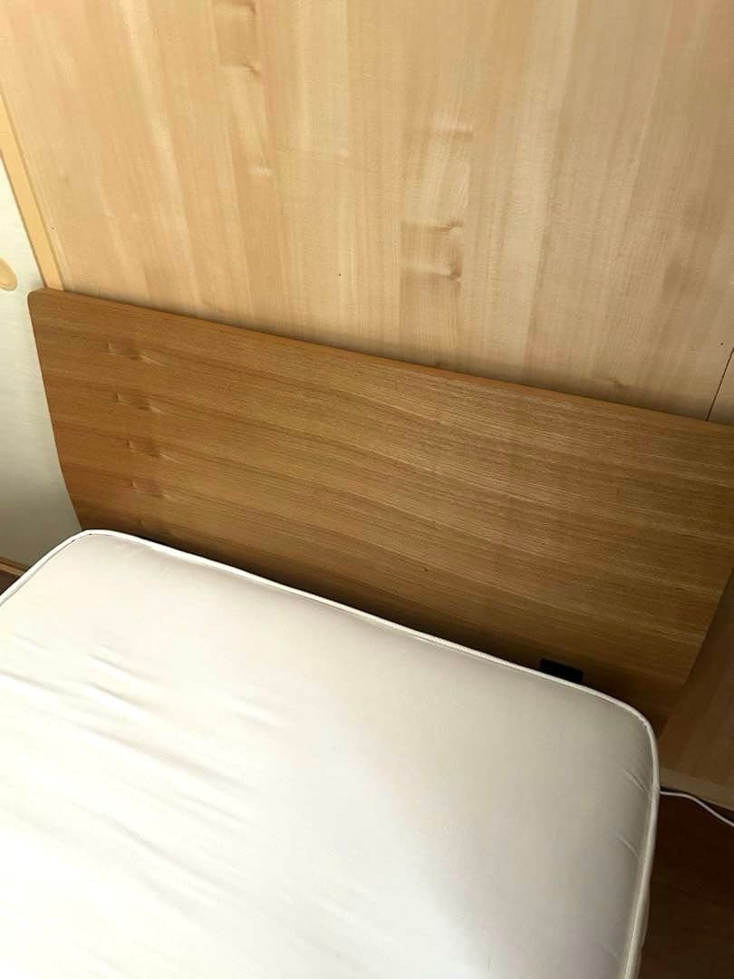 【無印良品】シングル４点セット（ベッドフレーム＋ヘッド＋脚＋マットレス）