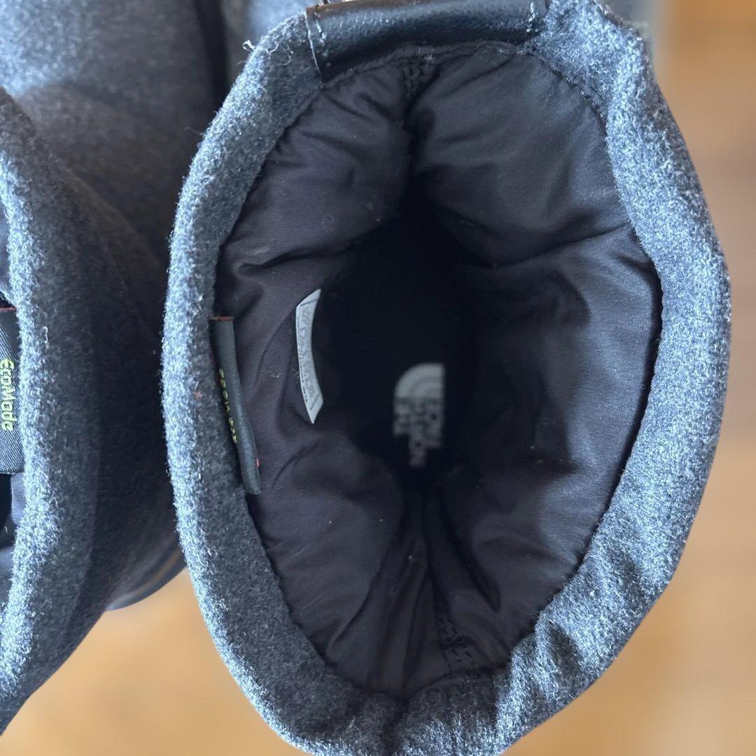 ザ・ノースフェイス ヌプシ ブーティウールV ショート スノーブーツ チャコール