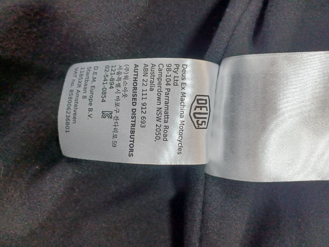 DEUS EX MACHINA デウスエクスマキナ コーチジャケット　ブラック