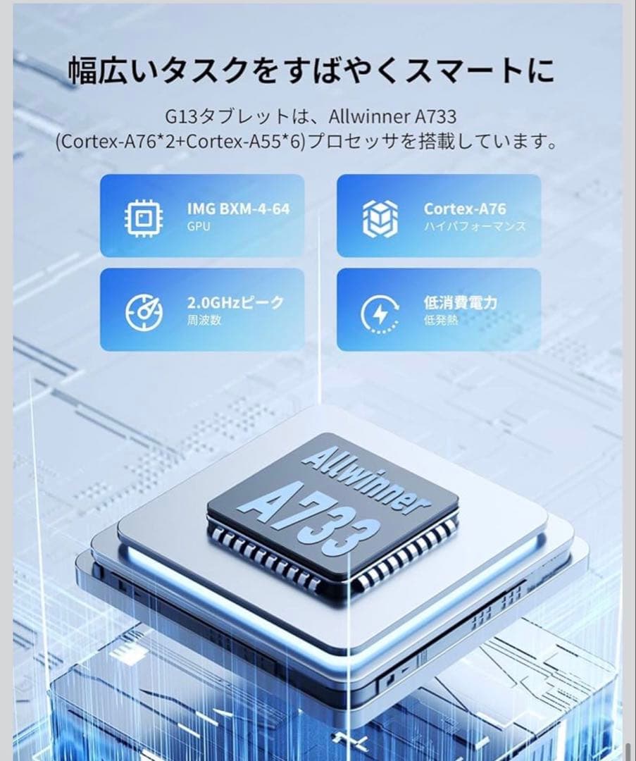 未開封⭐️タブレット 10インチ 大容量 android15 128GB