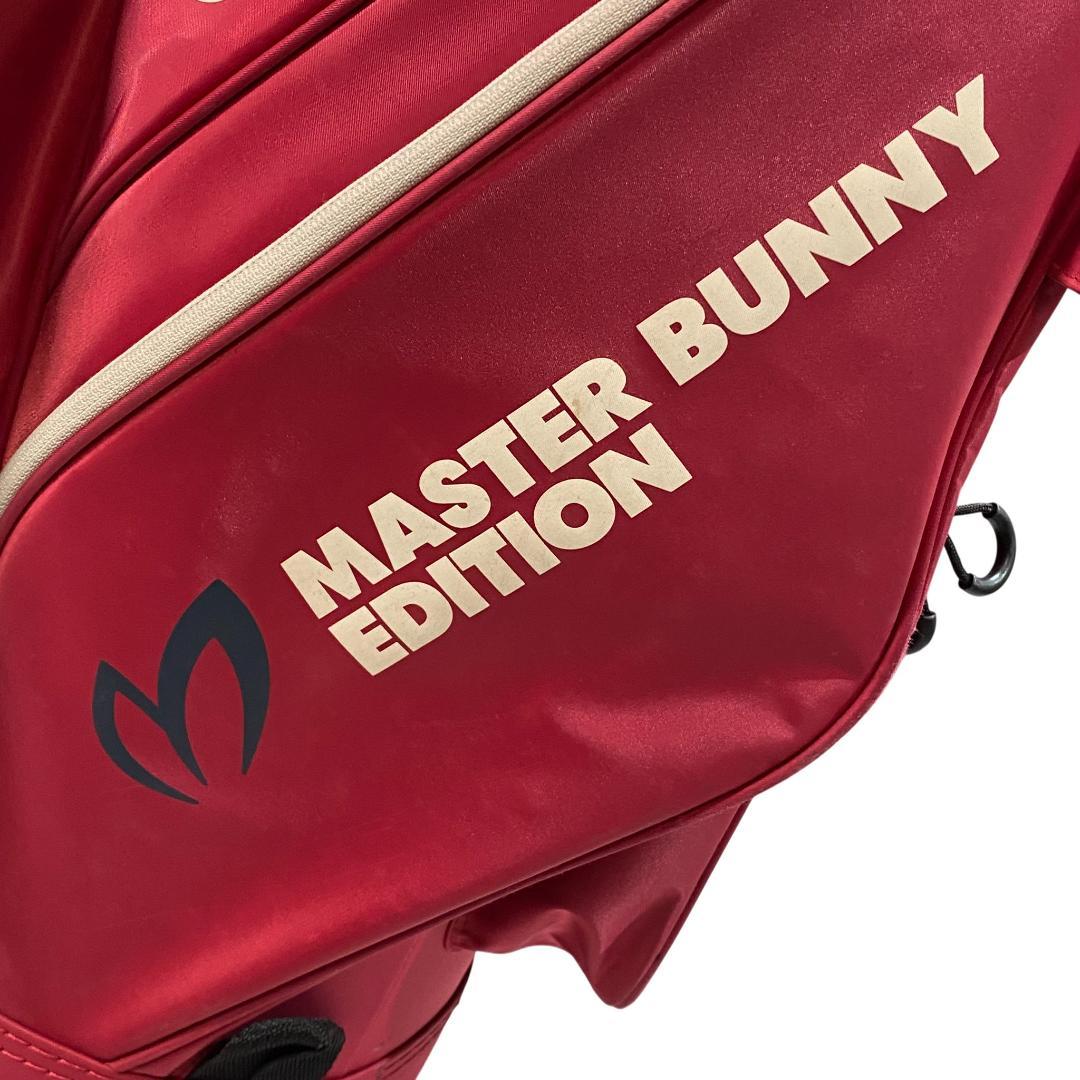 マスターバニーエディション キャディバッグ ピンク 5分割 9型 ゴルフ ロゴ柄