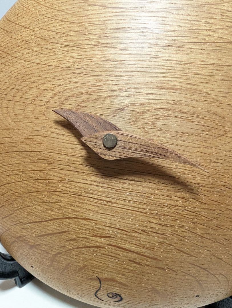 ♥木製１枚木　木製掛け時計　ウッド　　　♥ナチュラル風✨✨✨