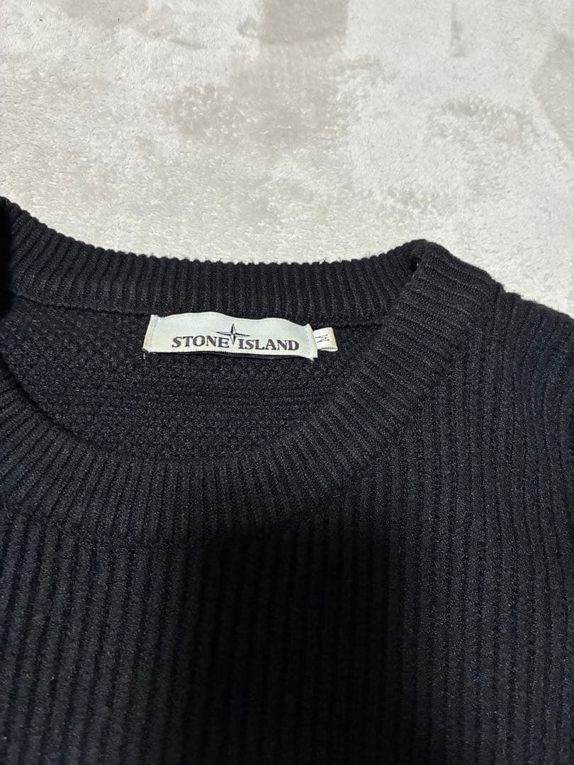 STONE  ブラックセーター