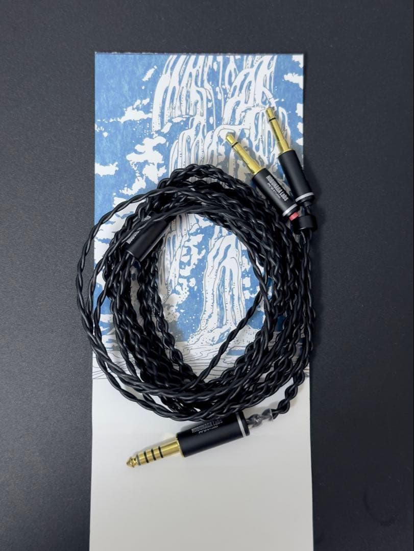 【美品】NOBUNAGA Labs 霧降 4.4mmバランスケーブル 180cm