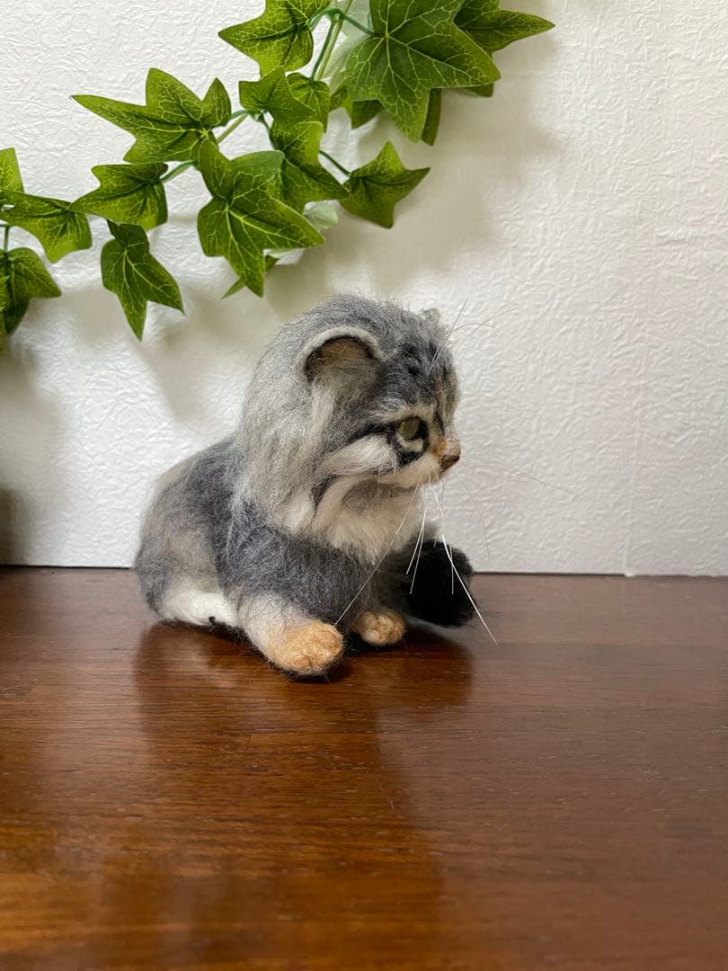 マヌルネコ 羊毛フェルト