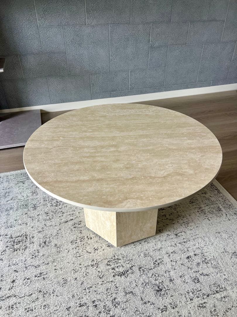 最終値下げ！石目調コーヒーテーブル