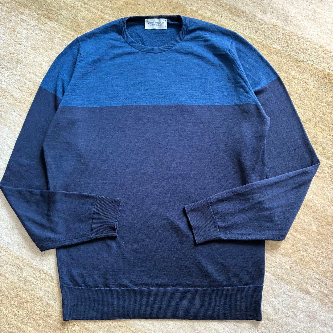 【極美品】 JOHNSMEDLEY ハイゲージ ニット M クルーネック