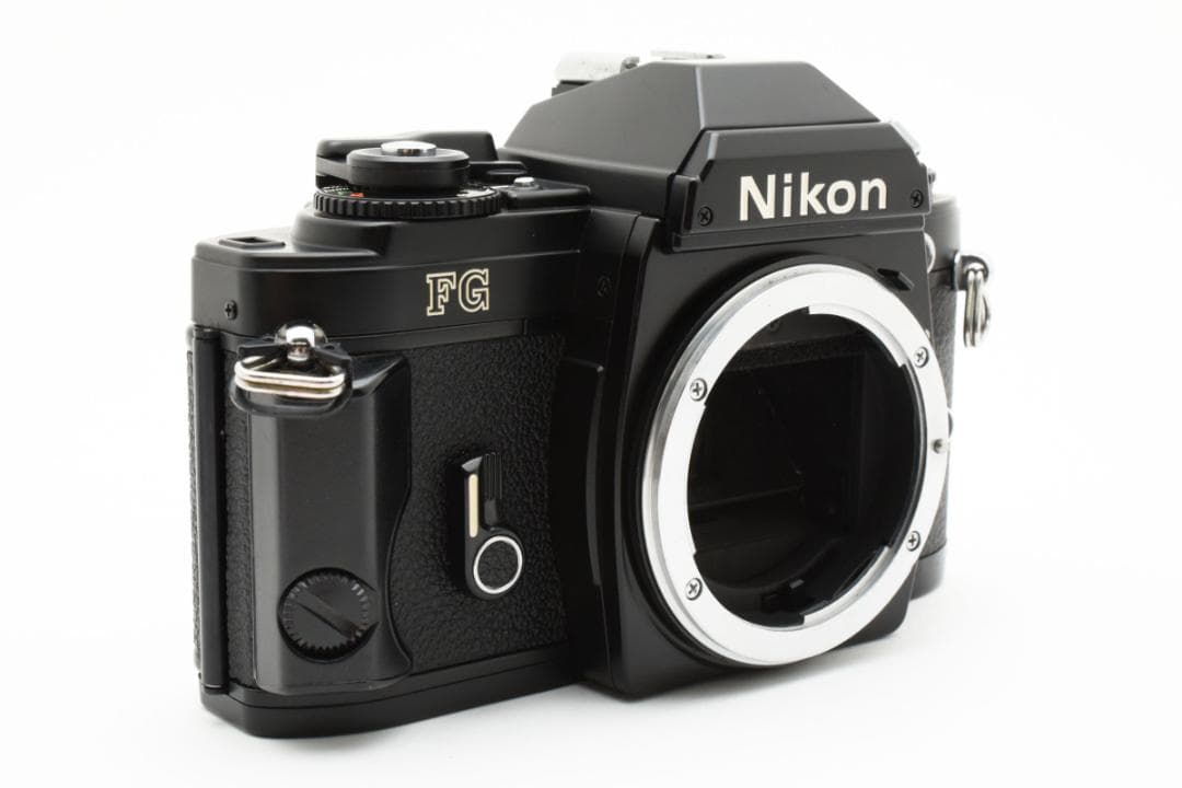 超美品 NIKON FG ブラック　フィルムカメラ　モルト新品交換済 B608
