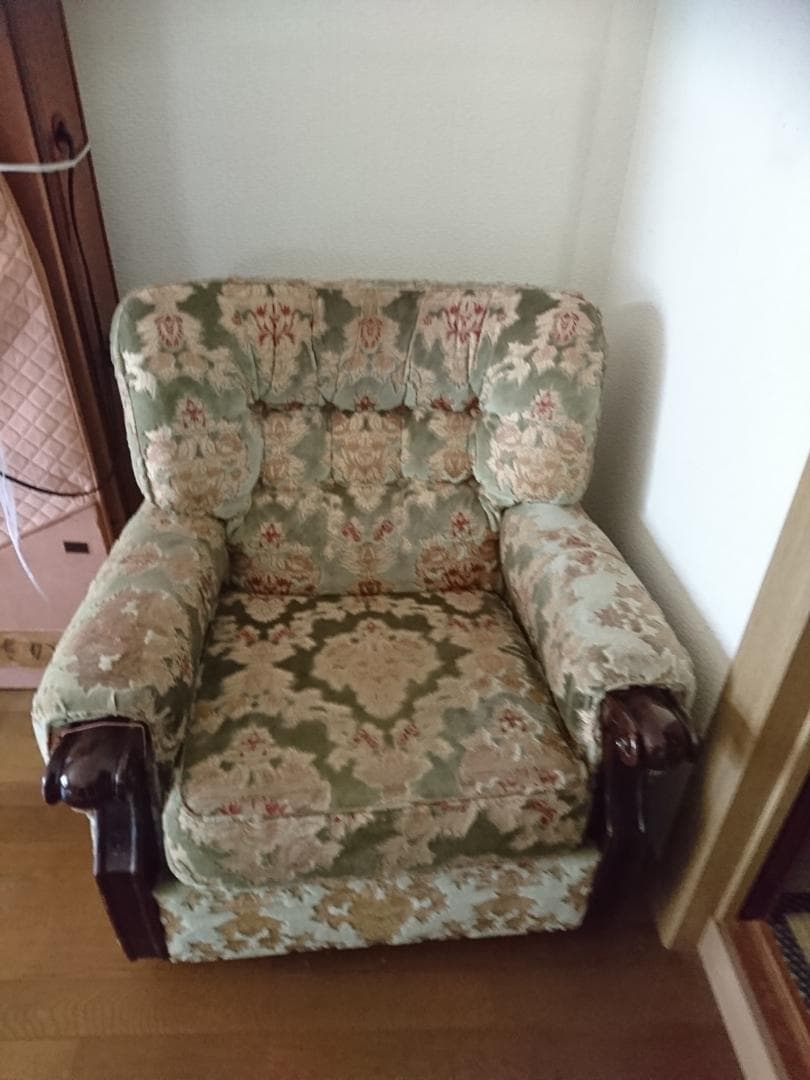 期間限定SALE・カリモク・一人掛けソファー・ヴィンテージ・昭和レトロ・金華山