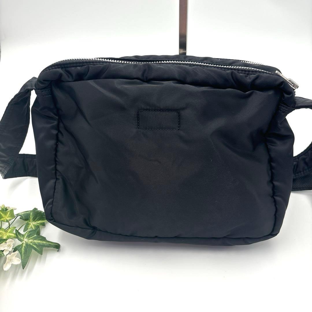 【美品】PORTER タンカー L 2層式 ショルダーバッグ 黒