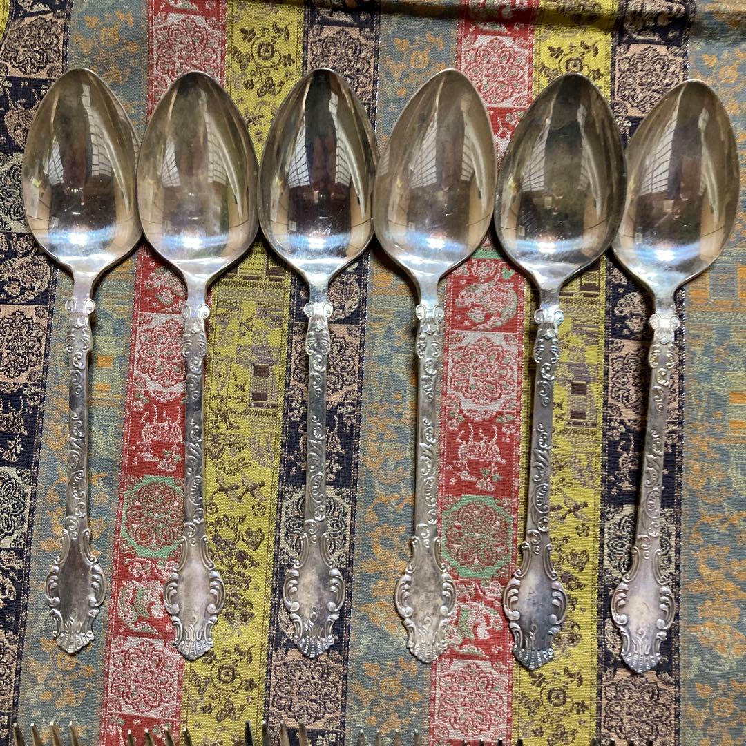 松坂屋カトラリーセット　ディナーセット24本　EP印(シルバーコーティング)箱無