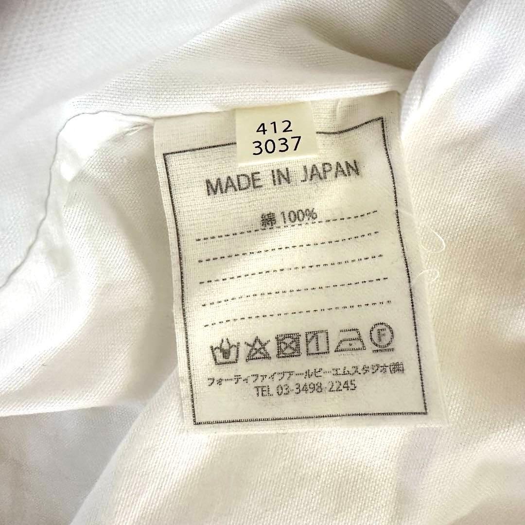 45R 100番双糸オックスフォード ピンタックシャツ 定価38500円