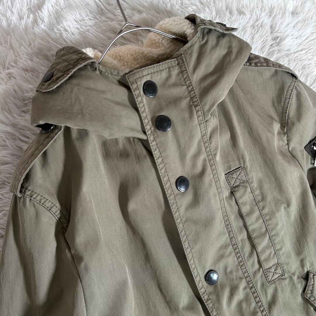 バーバリーブラックレーベル 3way モッズコート 中綿キルティングジャケット