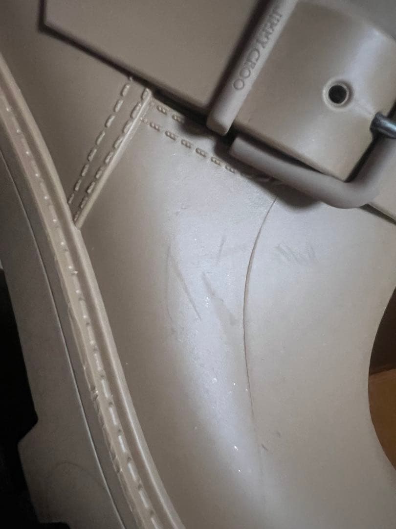 Jimmy Choo YAEL FLAT TALL ロングレインブーツ 美品