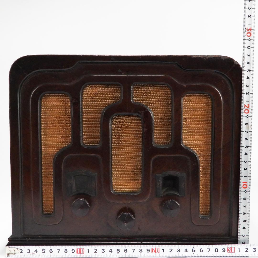 昭和レトロ 戦前　真空管ラジオ　松下無線　R-40