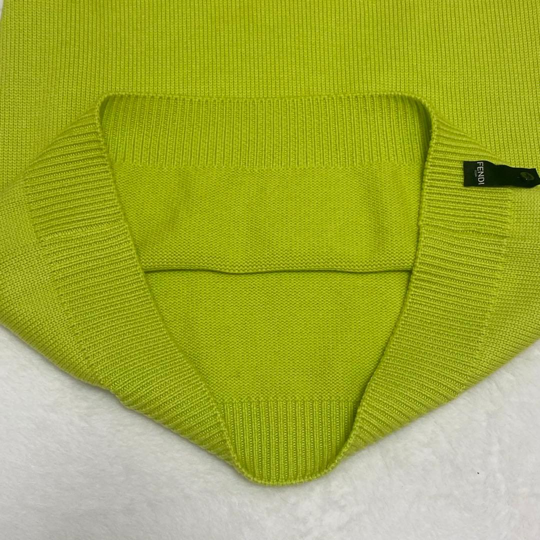 FFロゴ✨フェンディ2022年製 クールネック プルオーバー ポーチ ニット