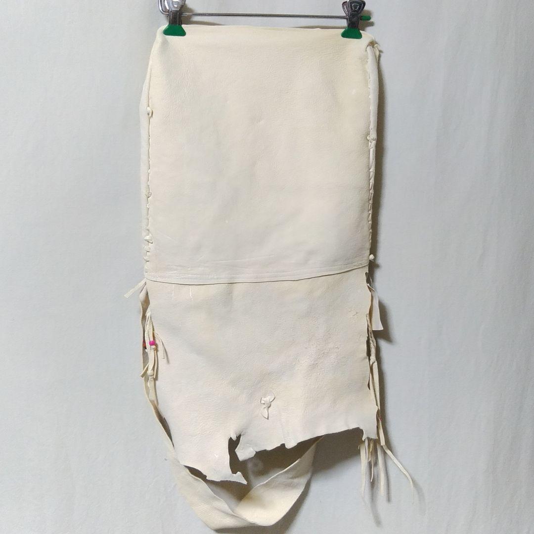 u*n様 ネイティブ 本革 ディアスキン ショルダーバッグ デッドストック メキ