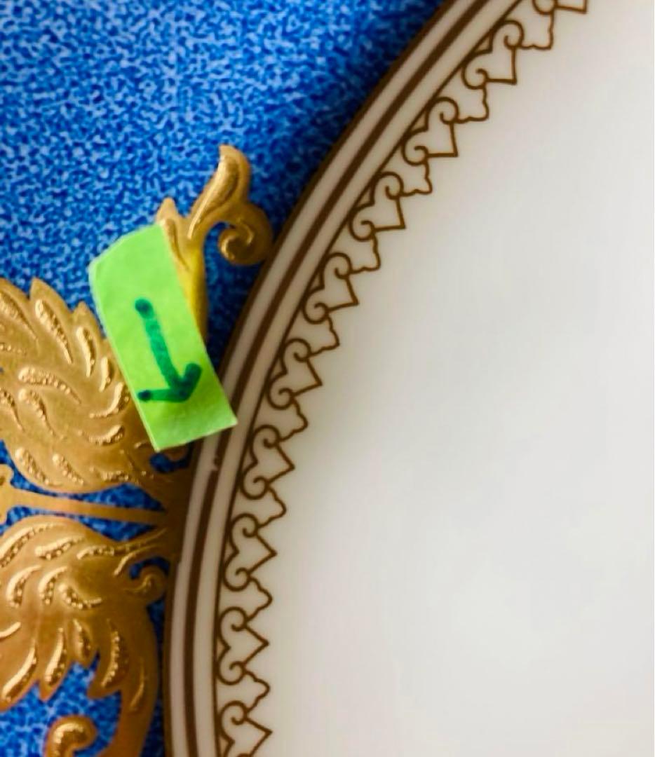 ウェッジウッド コロンビア　パウダー　ブルー オーバルプレート