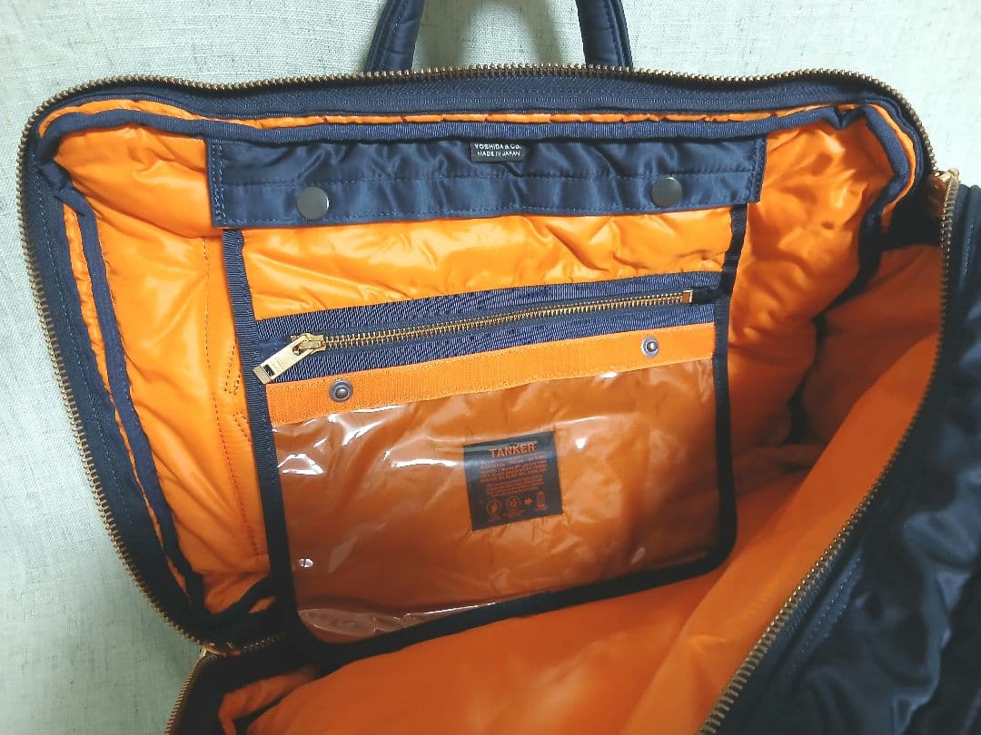 バッグ PORTER TANKER 3WAY DOCUMENT BAG W zip