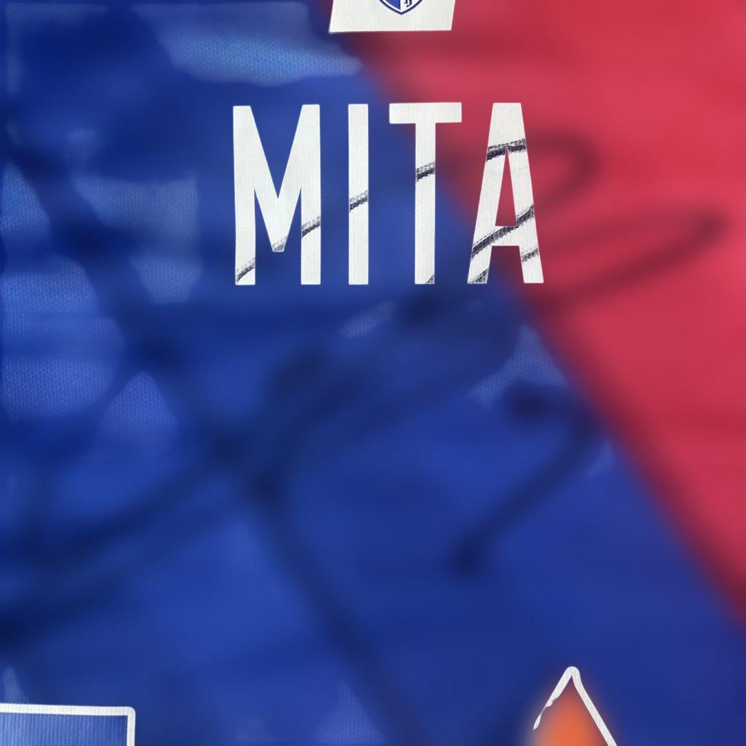 19 FC東京 オーセンティックユニフォーム 7 三田 啓貴選手 前後サイン入り