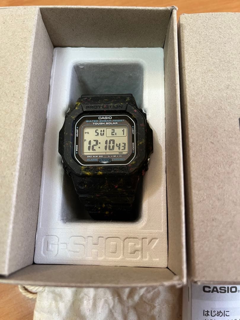 レア美品ソーラー時計 【G-5600BG-1 JR】