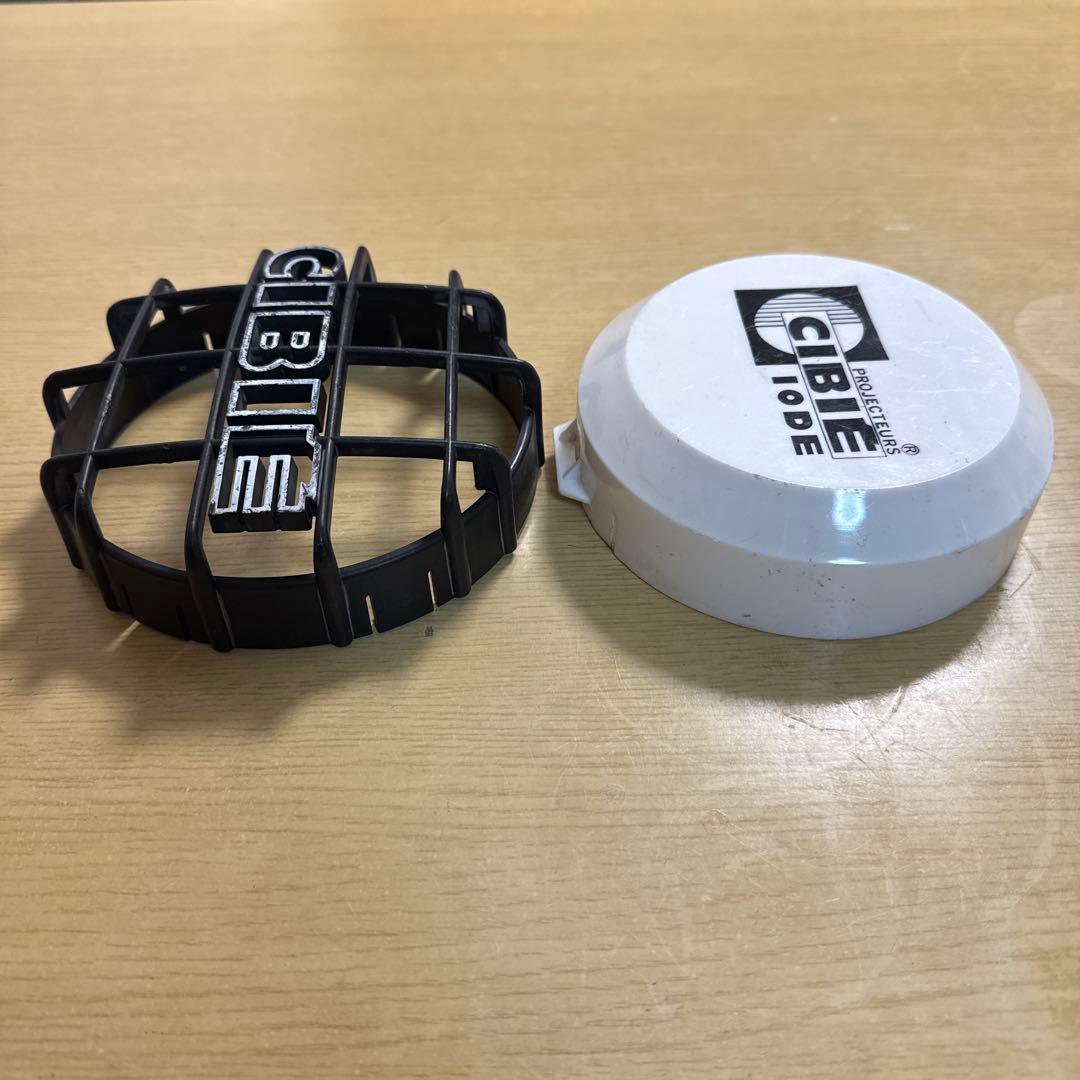 当時物 CIBIE ジビエ フォグランプ ストーンガード ライトカバー 130