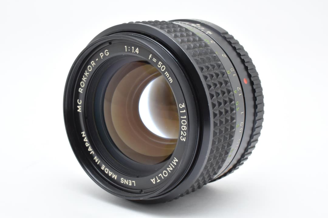 美品 Minolta MC ROKKOR-PG 50mm F1.4 #9758