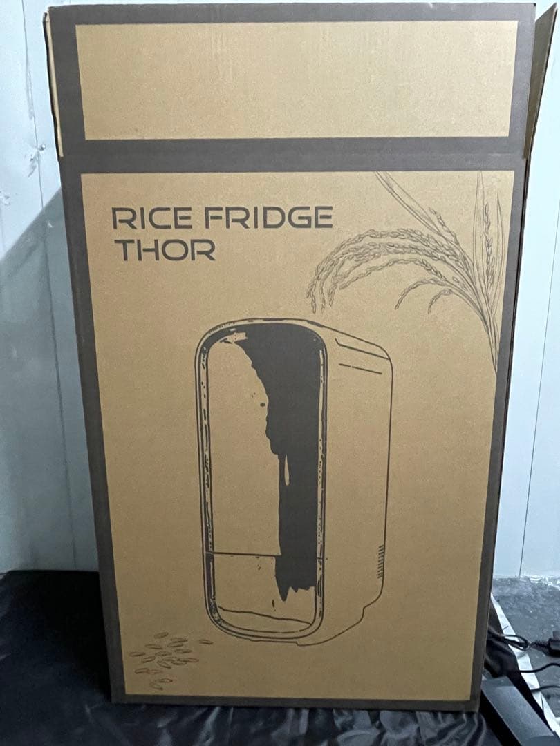 ライスフリッジトール　保冷米びつ 21kg容量　パッケージ&説明書付き