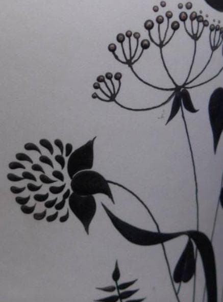 スウェーデンの５０年代を代表するスティグ・リンドベリの銀スクラッチの花瓶