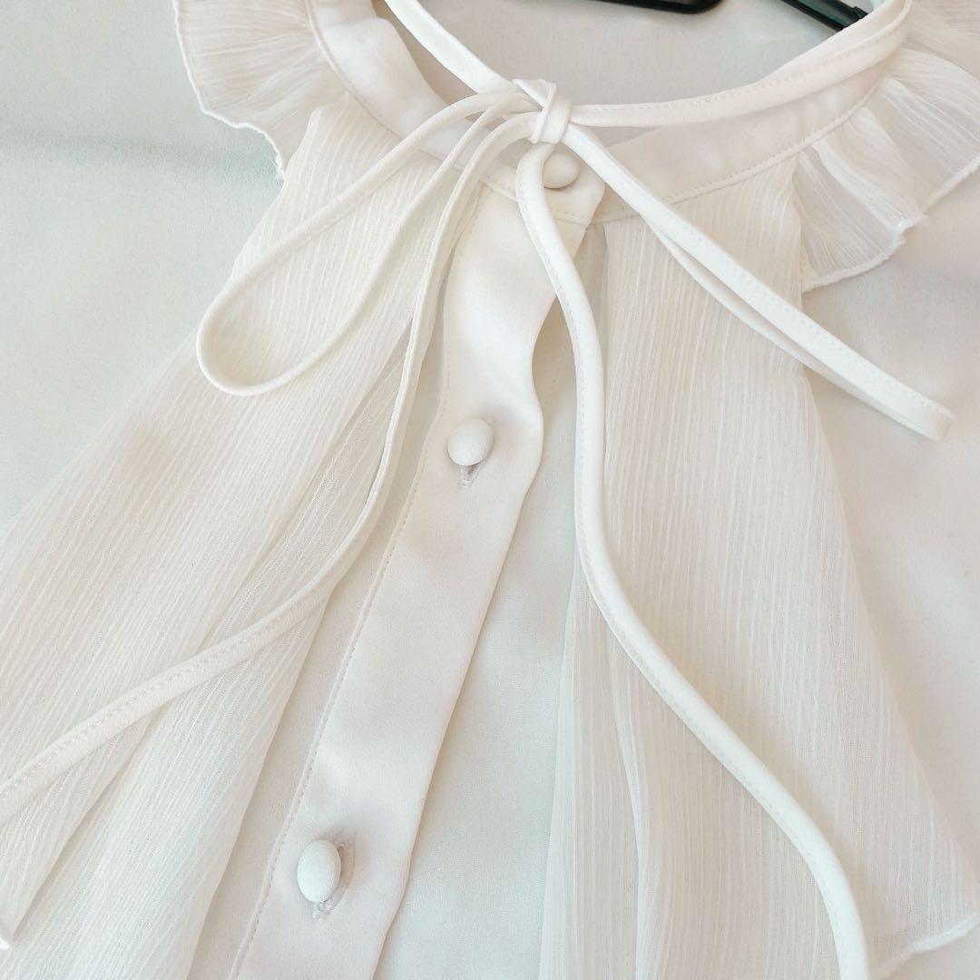 【25SS✨】ルルウィルビー　フリル　リボンタイ　ブラウス　アルアバイル　アナイ