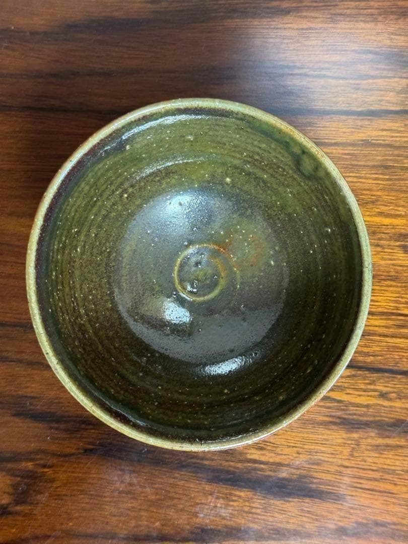【新品未使用！】抹茶碗　茶道　高級茶碗　お茶　茶道具　グリーン　陶芸　工芸品