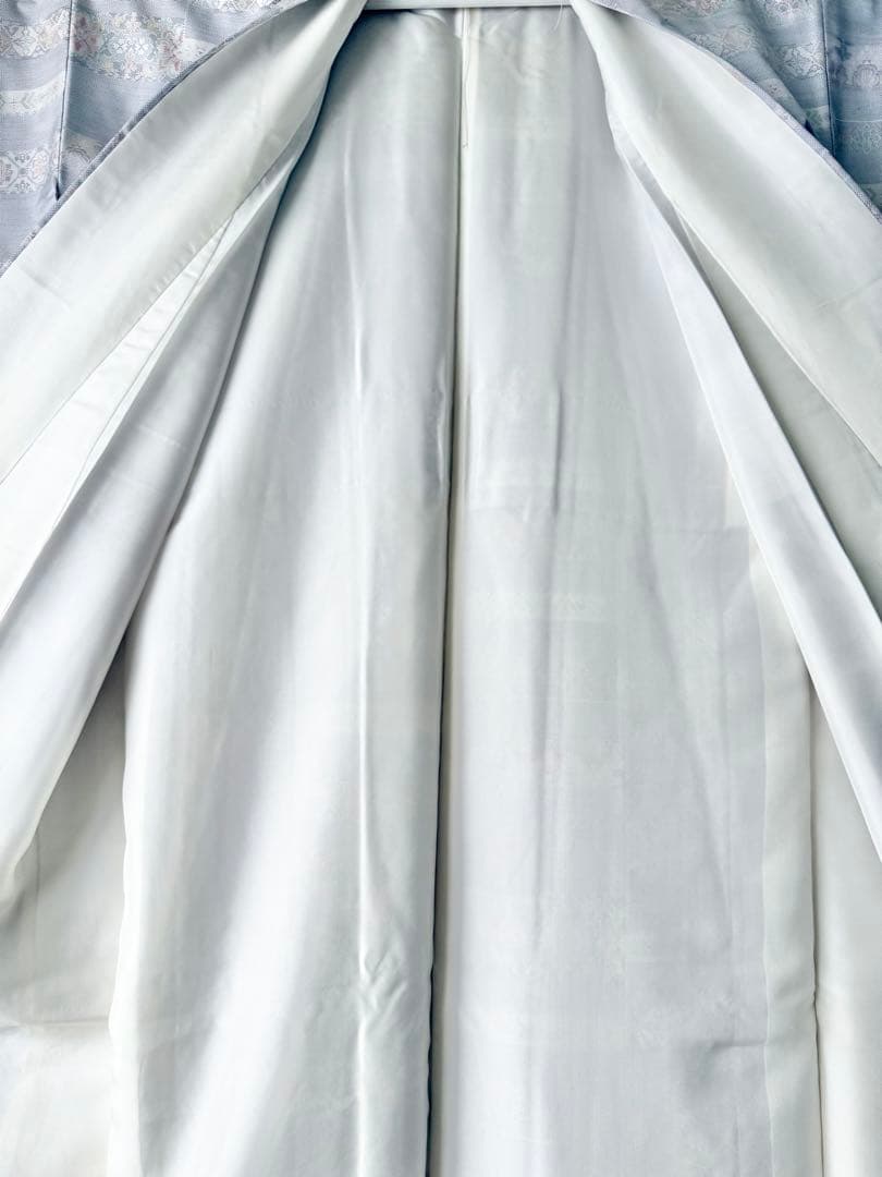 美品！白大島紬 袷 着物 身丈162cm