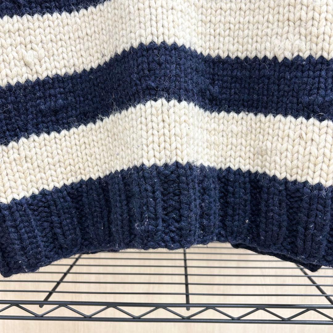 CANADIAN SWEATER ウールストライプセーター