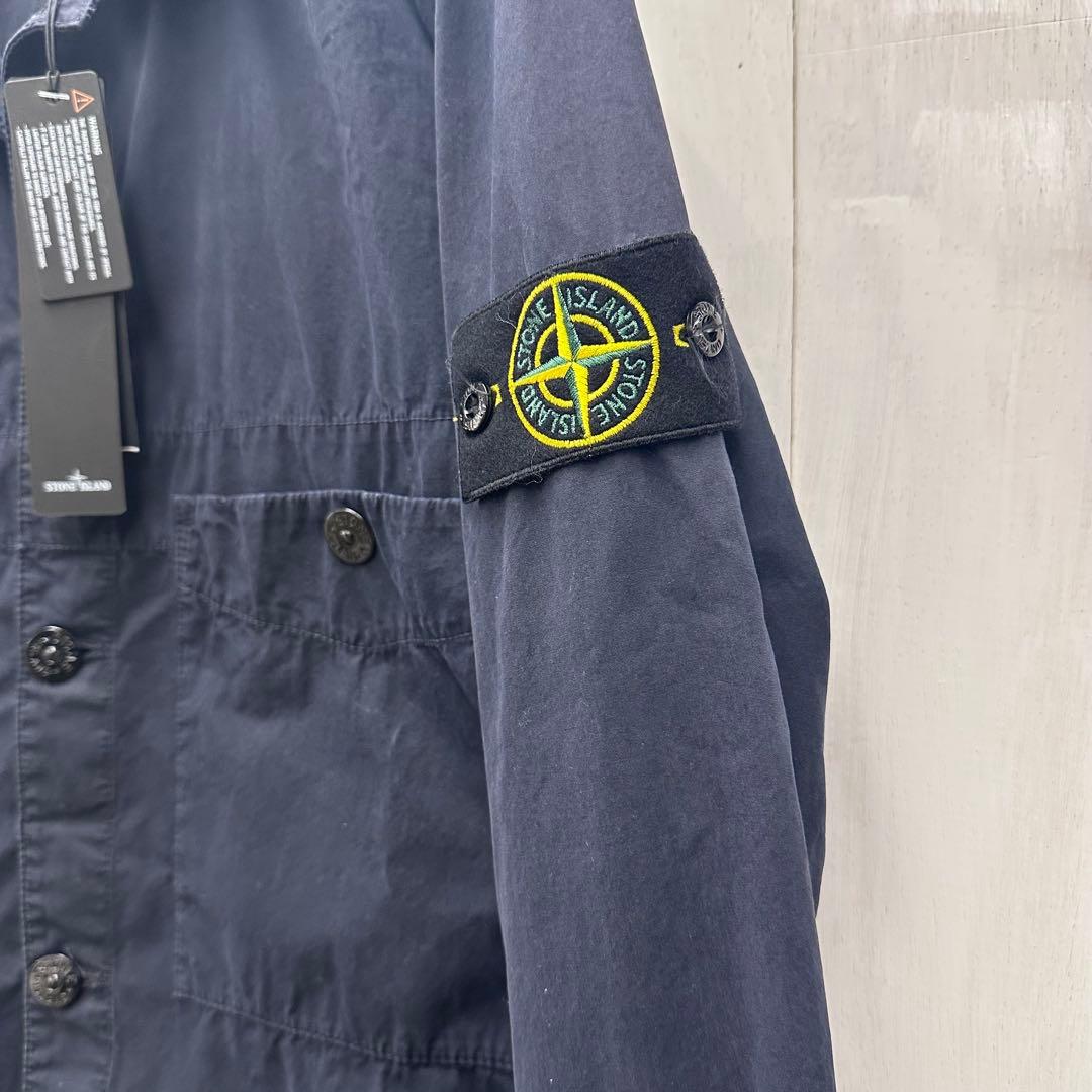 【新品未使用】STONE  シャツジャケット M ネイビー