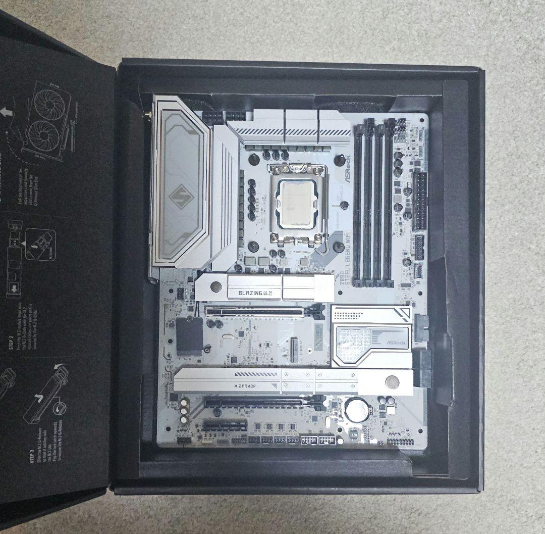 intel core ultra7 265kf+マザーボード