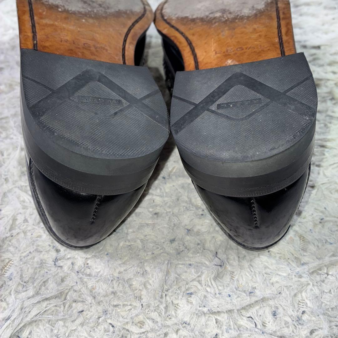 極美品 REGAL コブラヴァンプ ガラスレザー 43VR 26 ローファー