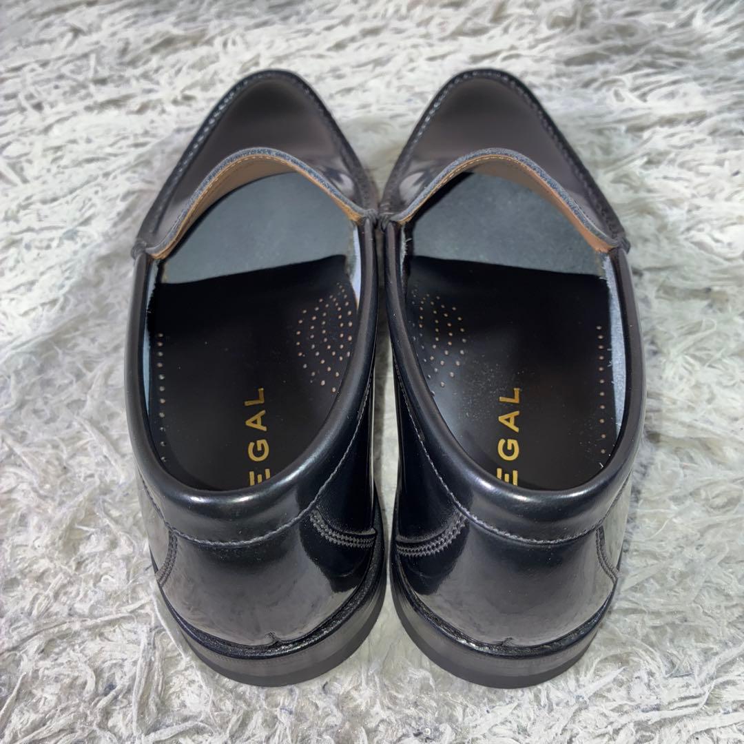 極美品 REGAL コブラヴァンプ ガラスレザー 43VR 26 ローファー